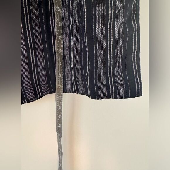 Ellen Tracy LINEN BLEND PAPERBAG WAIST SKIRT - Picture 4 of 8